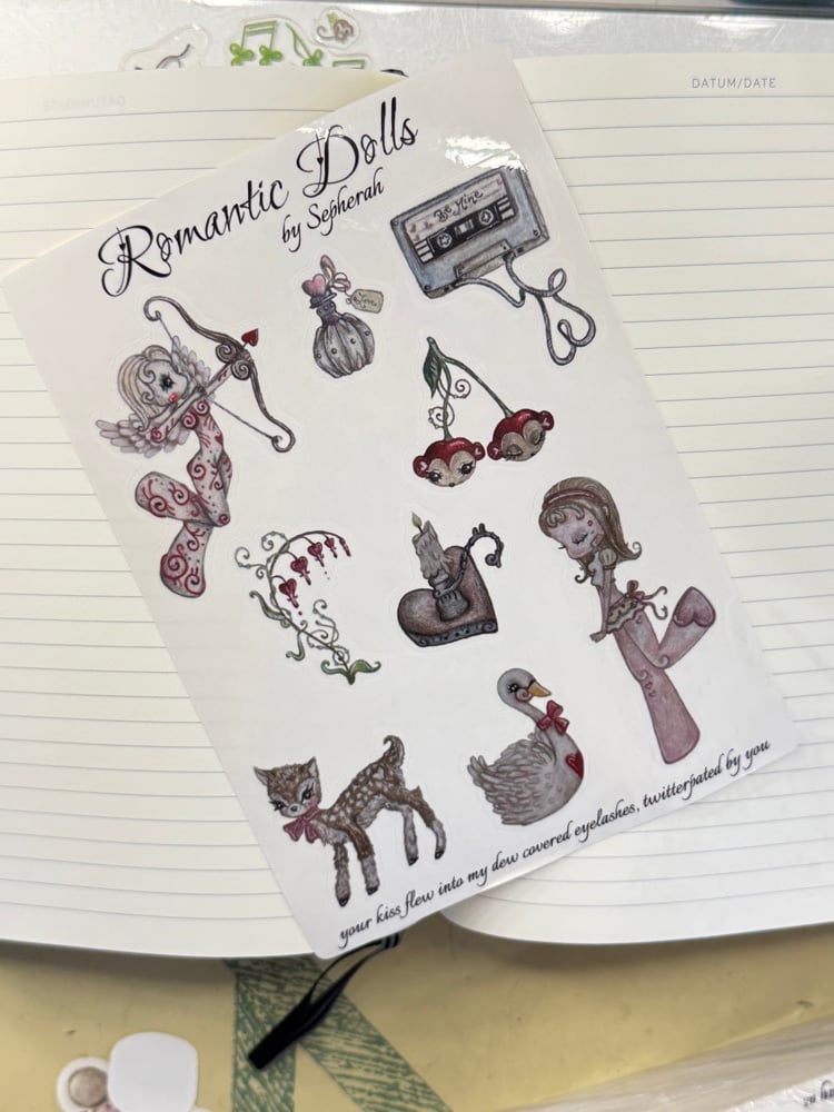 Image of Romantic dolls (transparent) (5x7)