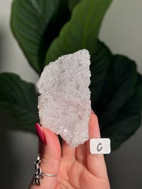 Image 4 of DOUBLE SIDED WATER WELL APOPHYLITE WITH PERFECT DOUBLE TERMINATIONS -INDIA- LOT 1
