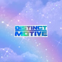 distinct motive car decal