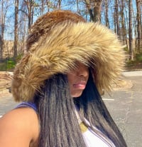 Image 1 of Oversized Fur Hat