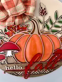 Image 8 of Hello Fall Door Hanger