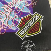 Image 5 of DEADSTOCK HARLEY DAVIDSON BANDANA TIEDYE 