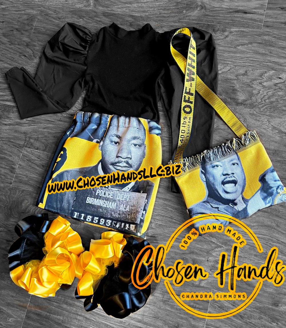 Image of Reversible BHM Skirt Size 6