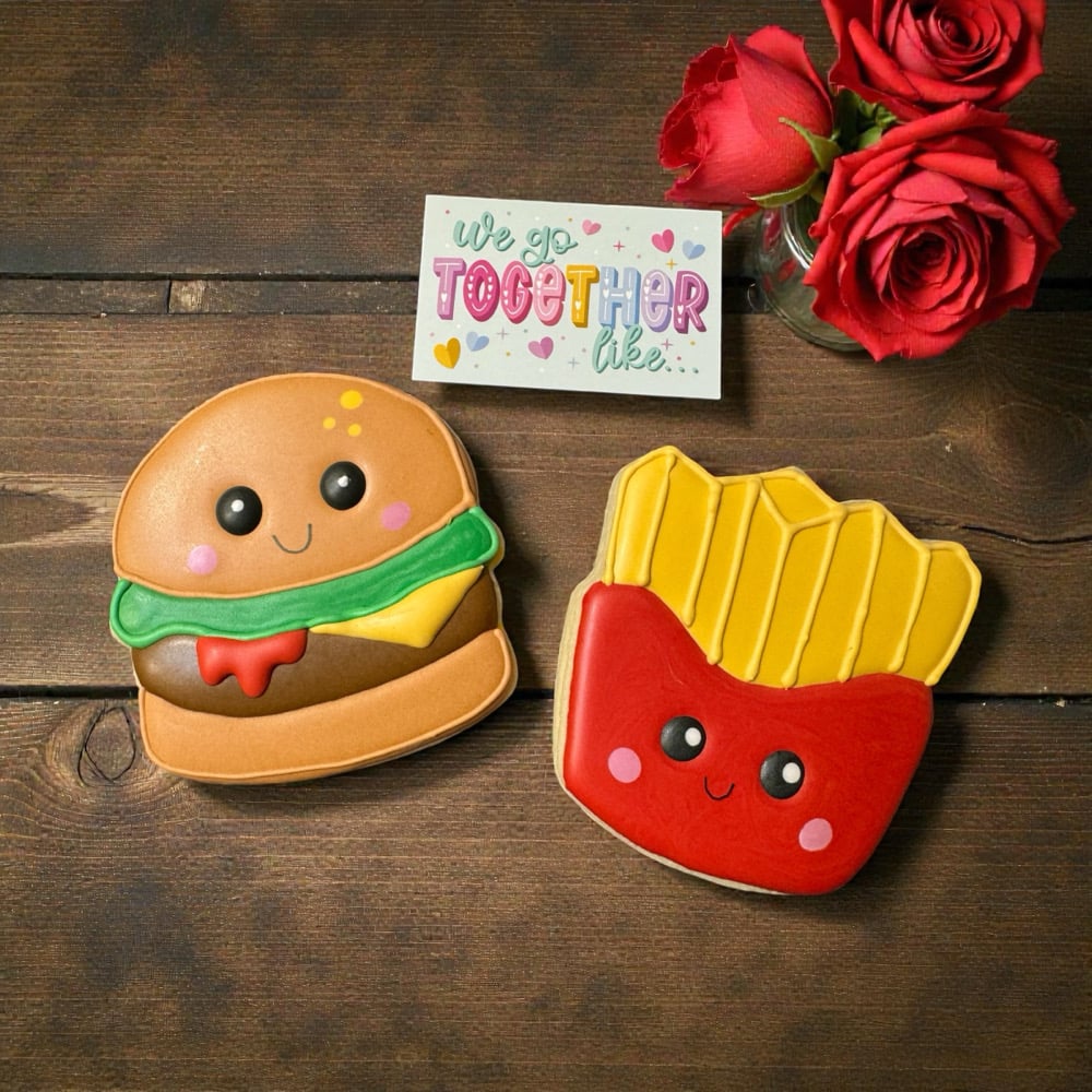 Image of Hamburger and Fries 