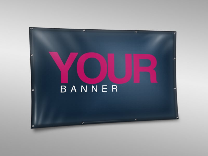 Image of PVC Banner Mockup Vol.1 (PSD)