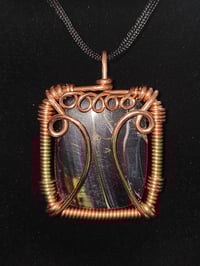 Blue Tiger Eye Pendant #3, Madagascar