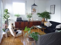 Image 6 of Fauteuil Fox chiné beige vert 