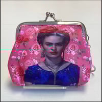 Frida Kahlo kiss-lock Coin purse and keychain 6
