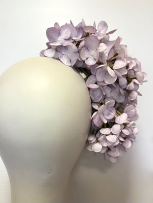 Image of Lilac hydrangeas headpiece 
