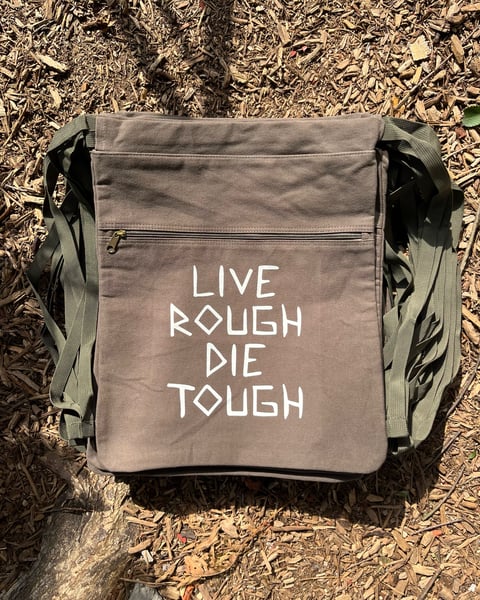 Image of Khaki Green “Scratch” Backpack