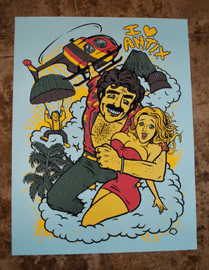 Image of Antix "Mustache Ride" POSTER