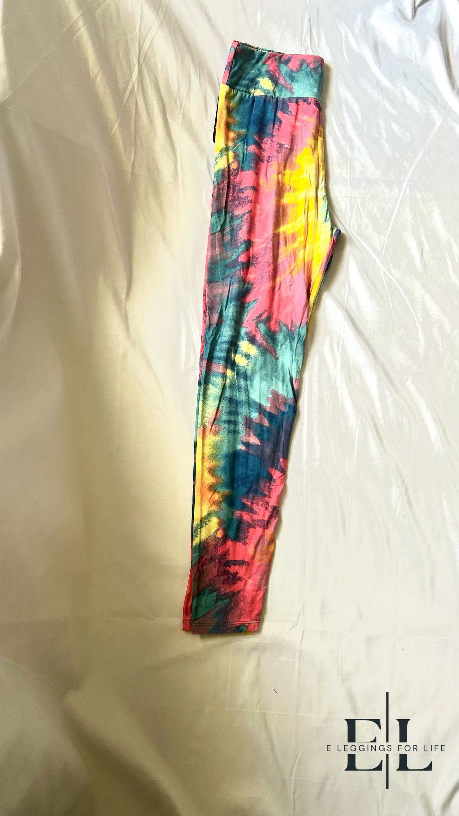 Image of Yoga Tie Dye  Multi Color Legging