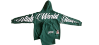 Image 1 of Allah World Manifest 100% Terry Fleece Cotton Sweatsuit 