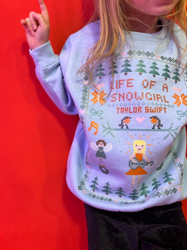 Image of life of a showgirl swiftie tee/sweater children’s version 