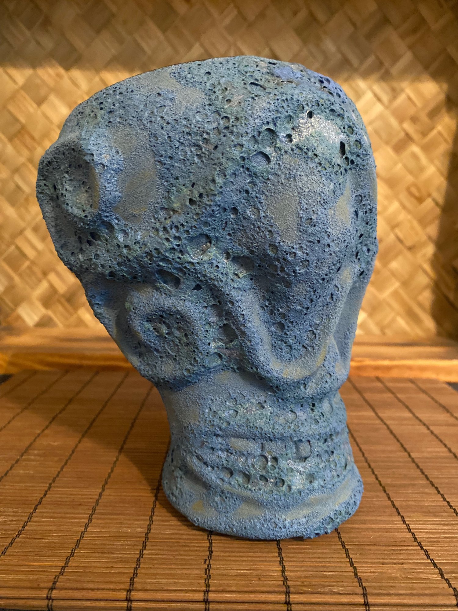 Image of Blue/Purple Crater Glazed Marquesan (b) - US Shipping Included 