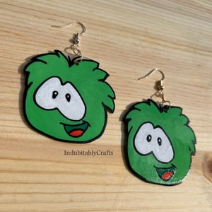 Puffle Inspired Earrings