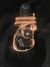 Adjustable Red Garnet Ring #2 Nigeria