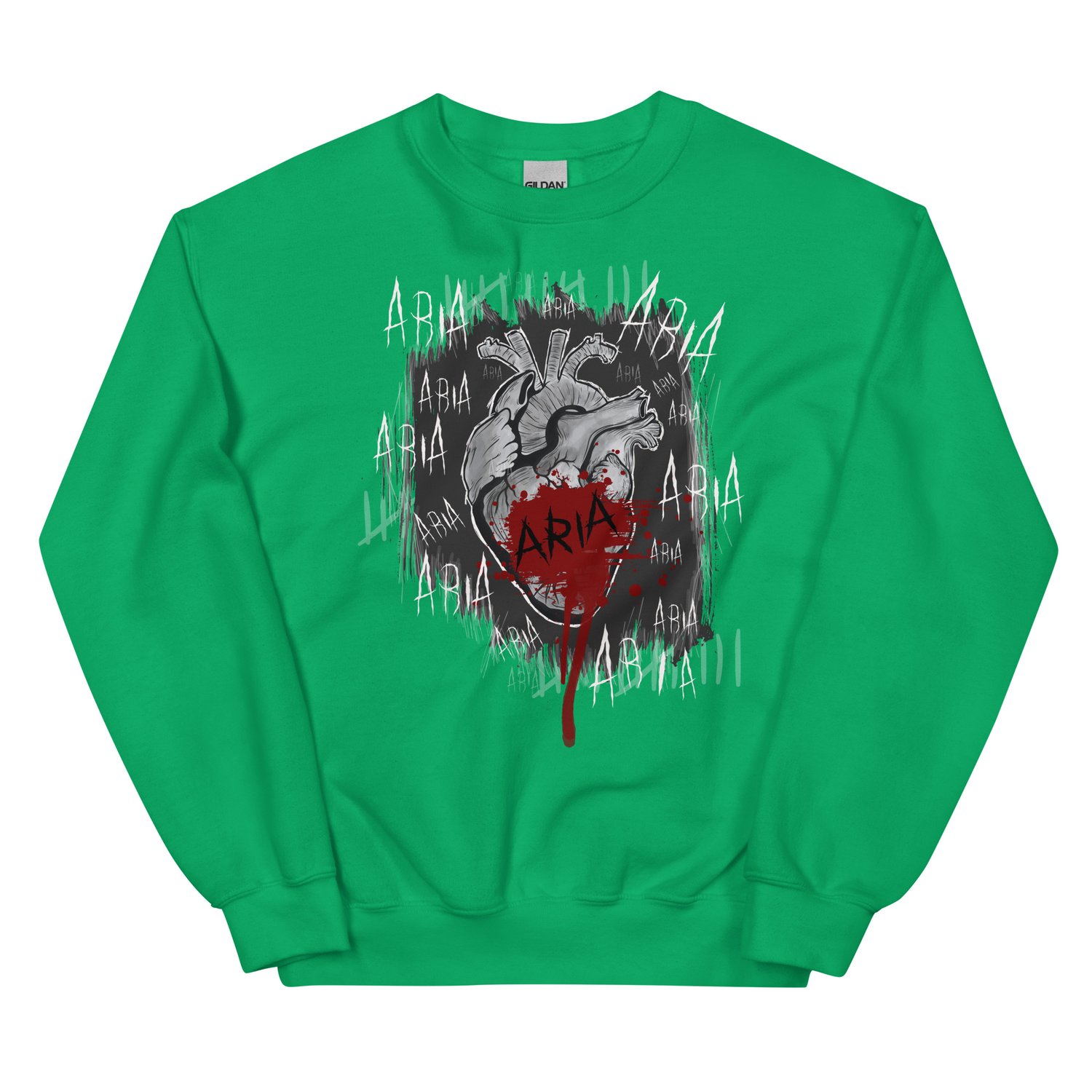 Image of Officially licensed Leigh Rivers psychotic obsession Aria heart Unisex Sweatshirt