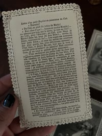 Image 6 of Lot de 4 images pieuses sur papier gaufré-dentelle, 1880!