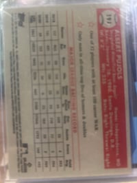 Image 2 of signed Albert Pujols Topps Chrome