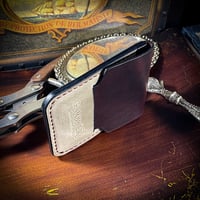 Image 5 of de Clisson Wallet - Grey & Tobacco