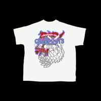 CRASHOUT BASKETBALL TEE WHITE