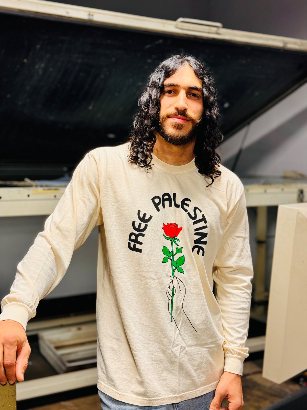 FREE PALESTINE OG ROSES | soft hand