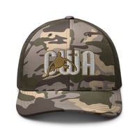 Image 4 of Christian Waterfowlers Brand Snapback Camouflage trucker hat