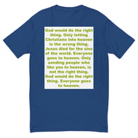 Image 5 of God Would Do The Right Thing Fitted Short Sleeve T-shirt