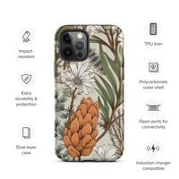 Image 13 of Art Nouveau Inspired Light and Airy Boho Floral Sketch Tough Case for iPhone®