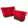 Welsh Tapestry Red Pouch Set