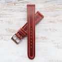 18mm Calf in 40’s Style Strap - Cherry Burl