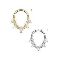Image 3 of Heart Filigree Septum