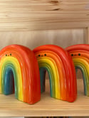 Massive rainbow shelfie with face retro 