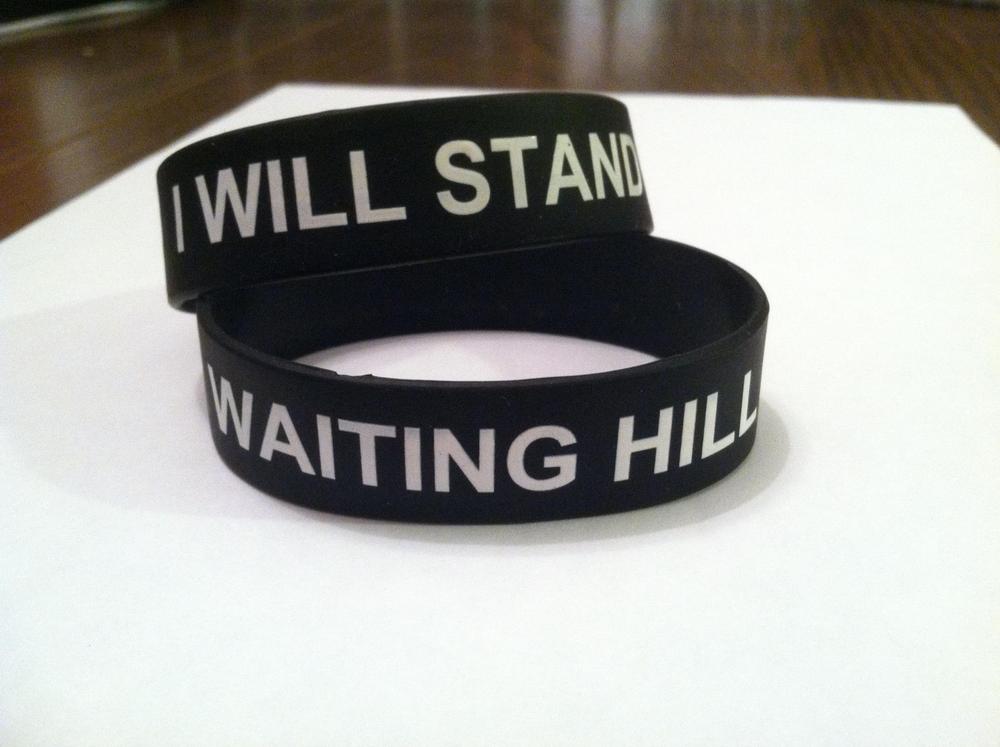 Image of 'I WILL STAND' Wristband