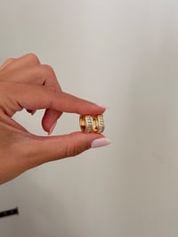 Image 2 of Liza Baguette Hoops