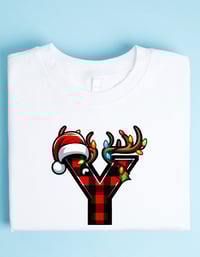 Image 24 of Christmas Alphabet Letters Shirt