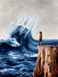 The Last Man Original Oil Painting 