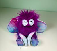 Image 1 of Mini Monster -  Bright Purple w/ Embroidered Eyes