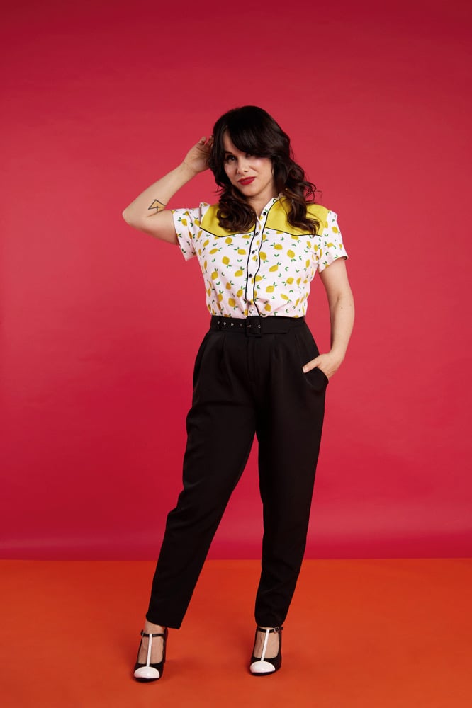 Image of Pantalon Burning Love negro