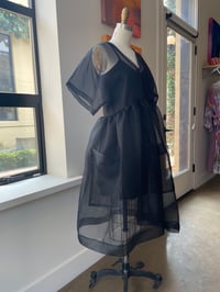 Image 3 of Holly Stalder Black Silk Organza Cloud Dress 