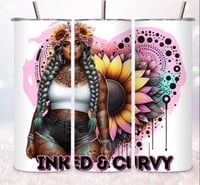 Inked & curvy 20oz tumbler