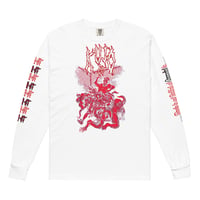 Image 1 of Welcome to the Dogpound vol. 2 long sleeve (white) designed by @gruesomegraphx
