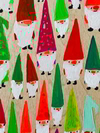 Image 3 of 2025 Christmas Gnomes Original Painting 