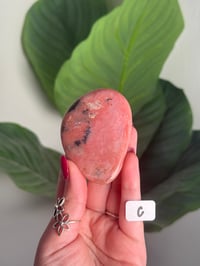 Image 3 of PINK STRAWBERRY OPAL PALM STONES -PERU-