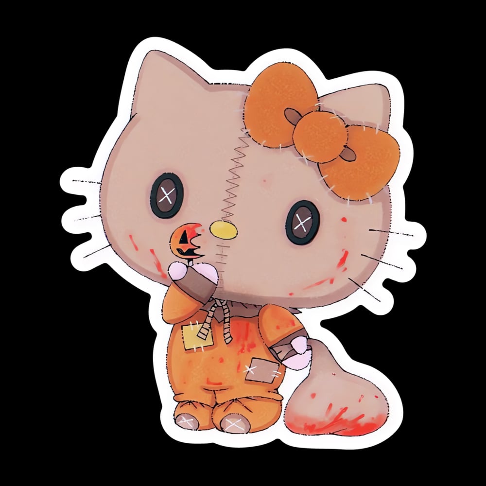 Image of sam kitty sticker