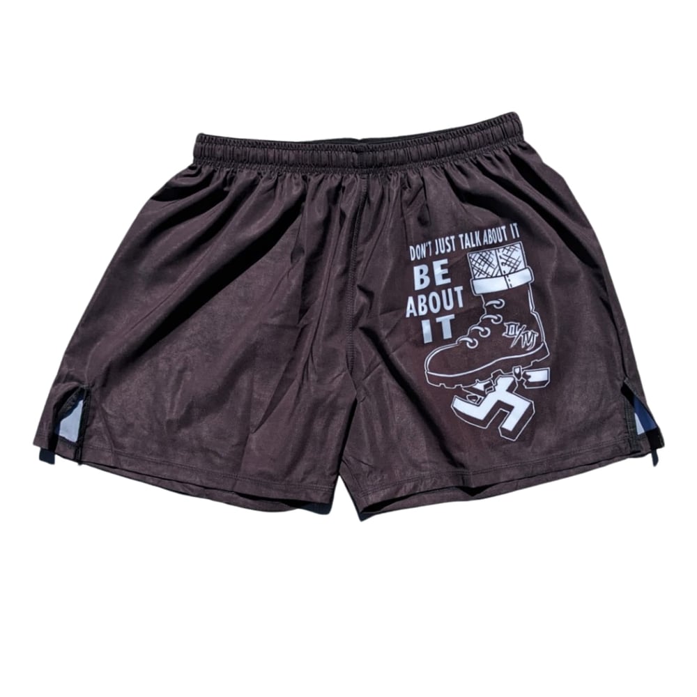 O/M Be About It fight shorts