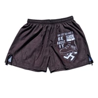 Image 1 of O/M Be About It fight shorts