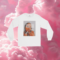 Image 3 of Biblical Baddie ™ : Lip Liner’ Graphic Tee Long Sleeve