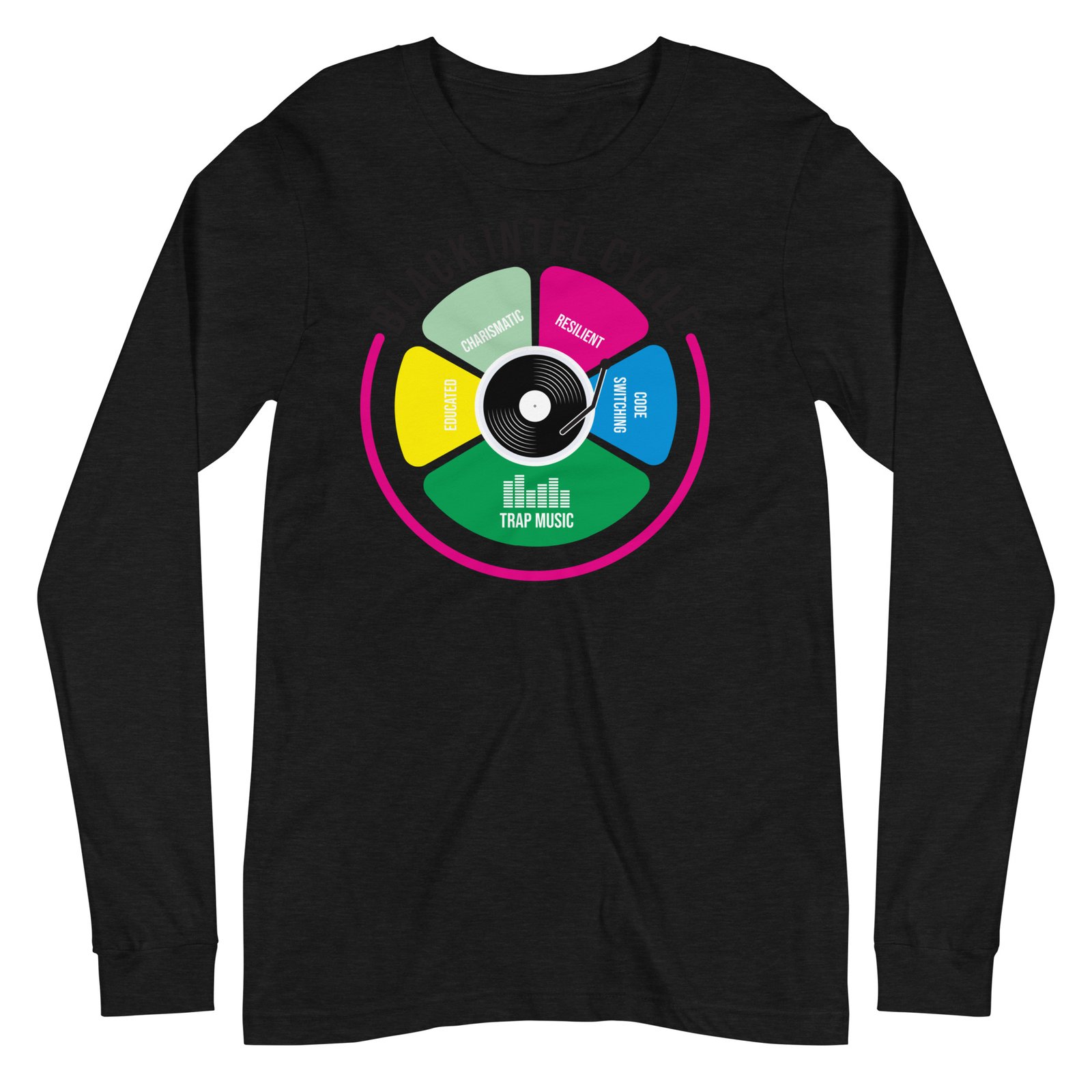 Black Intel Cycle Long Sleeve (Color) | NIGHTMARE GAMING